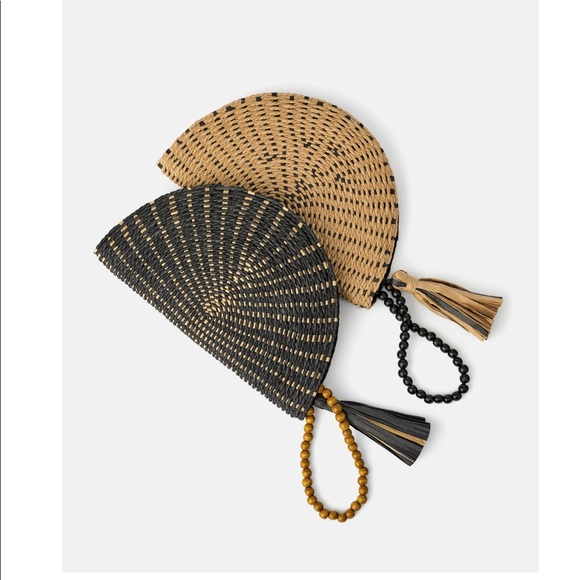 Half Moon 🌙 Natural Clutch / Crossbody Bag - Picture 7 of 8